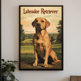 Labrador Retriever Portrait Poster