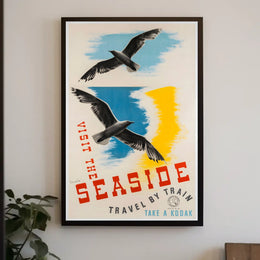 Visit The Seaside Poster