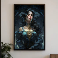 Enigmatic Elegance Poster