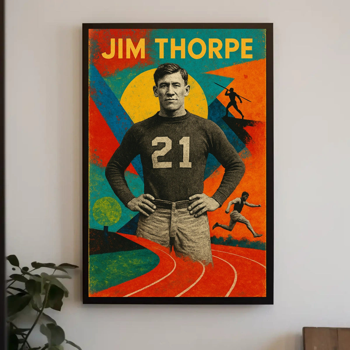 Jim Thorpe Athletic Legend Poster