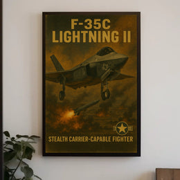 F-35C Lightning II Poster