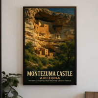 Montezuma Castle Ancient Cliff Poster