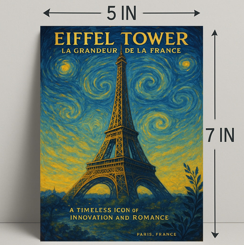 Eiffel Tower La Grandeur De La France Poster