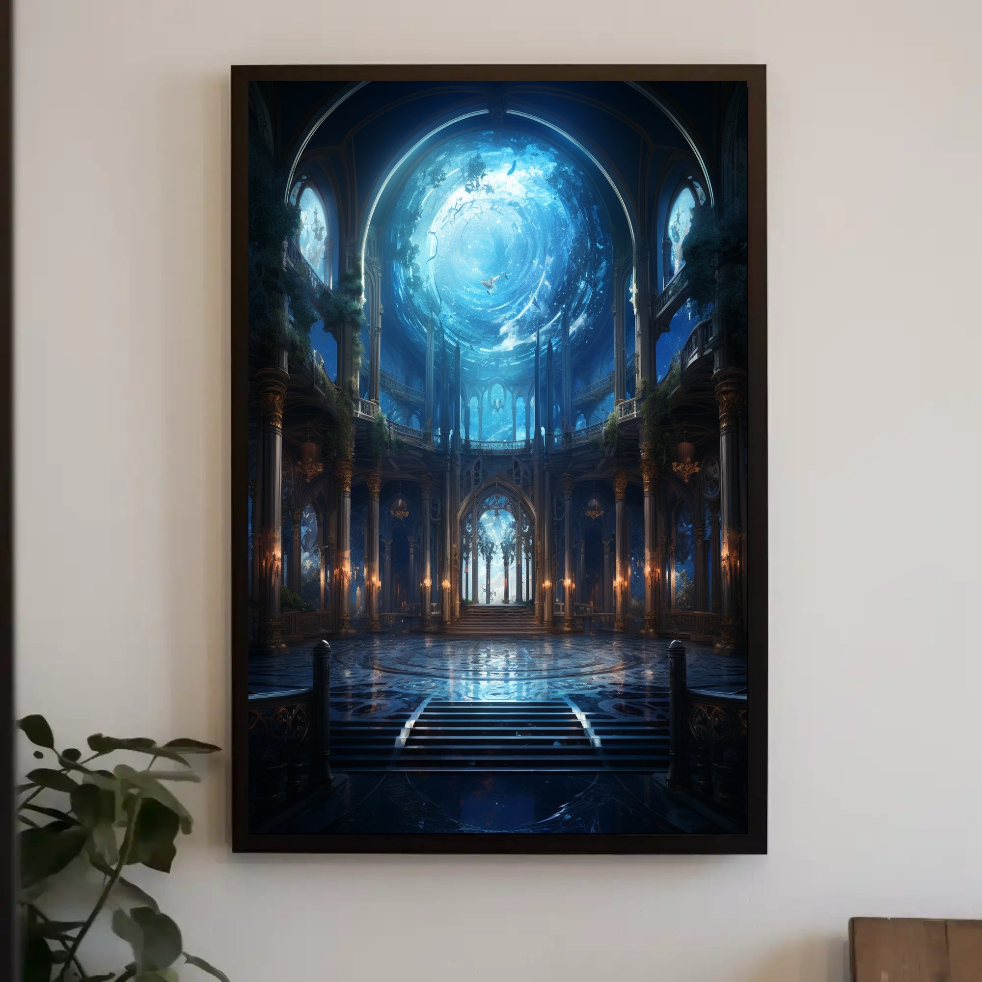 Enchanted Aquatic Hall Poster