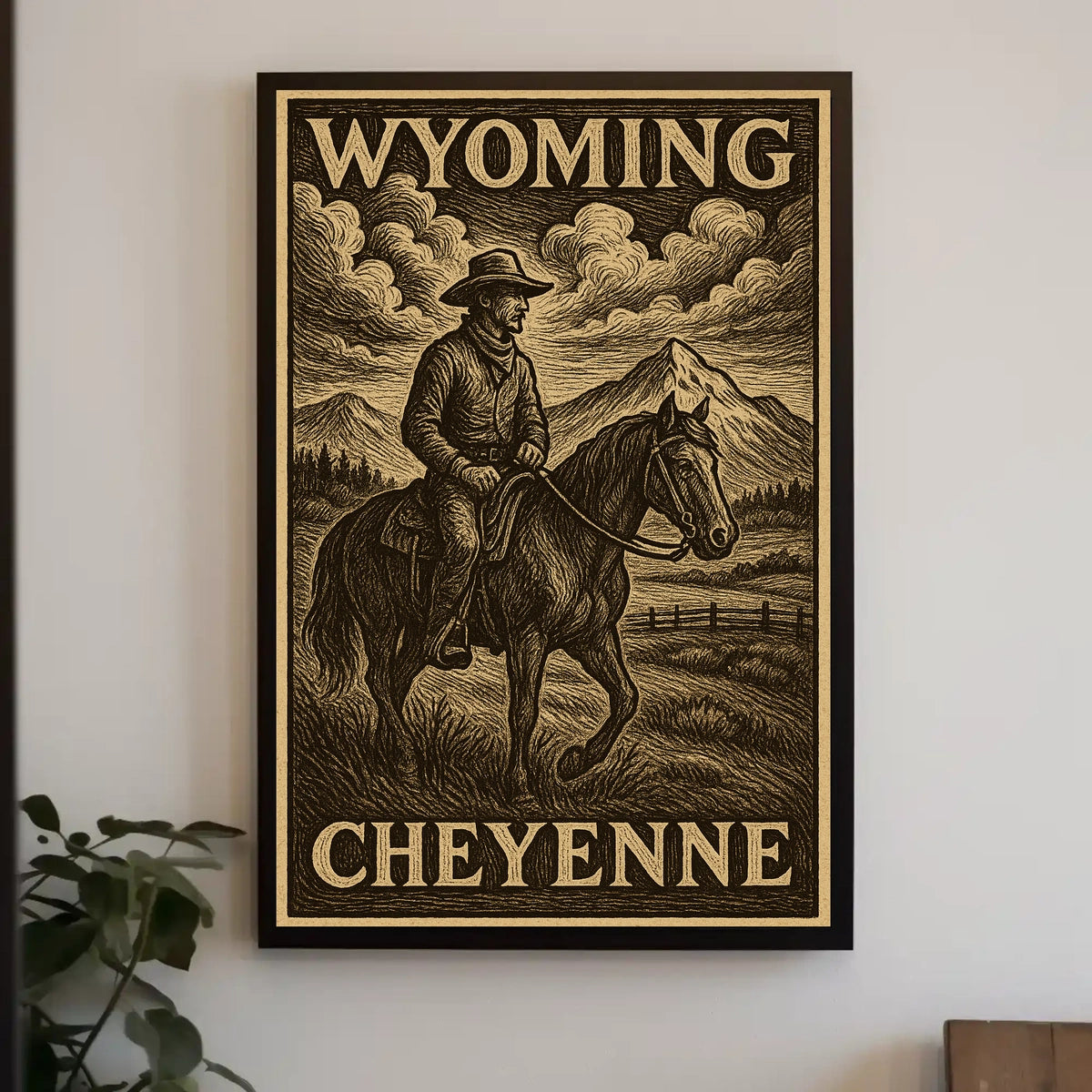Wyoming Frontier Poster