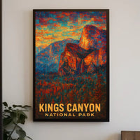 Kings Canyon National Park Scenic Wanderlust Poster