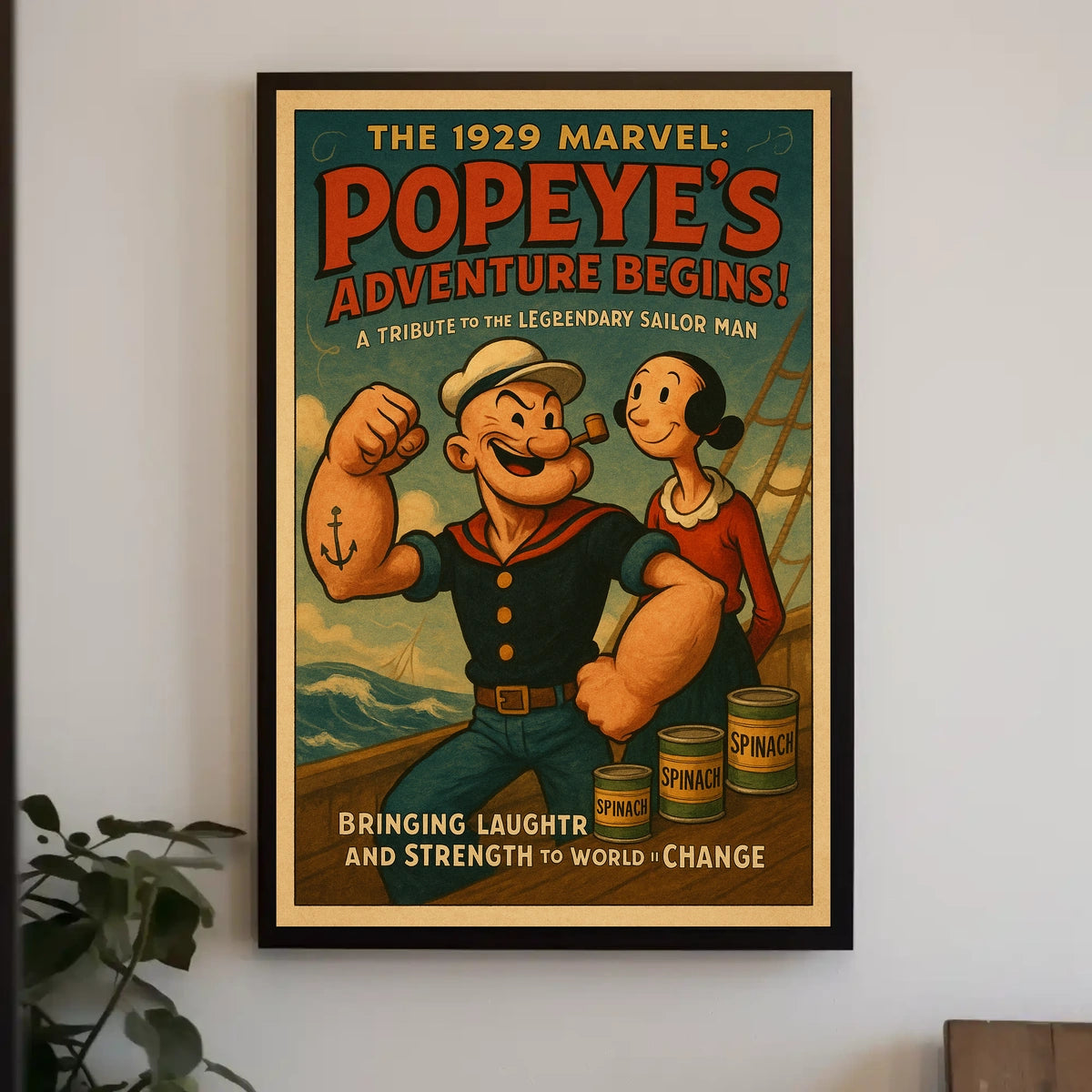 Popeye 1929 Art Poster POP-20