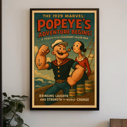 Popeye 1929 Art Poster POP-20