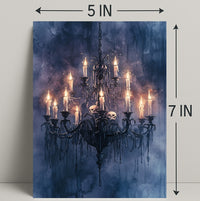Gothic Chandelier Poster