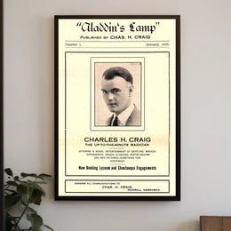 Aladdin's Lamp Magician Vintage Cultural or Heritage Poster