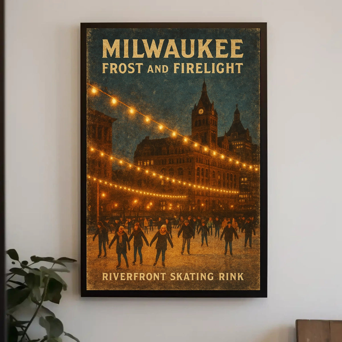 Milwaukee Frost And Firelight Poster