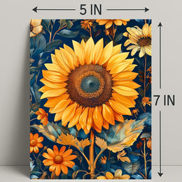 Sunflower Splendor: Bold and Lively Artistic Poster