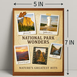 National Park Wonders Poster PosterGoat
