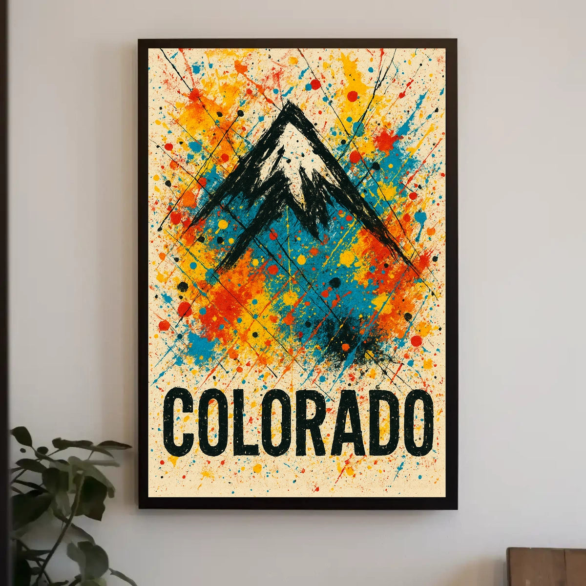 Colorado Mountain Art Poster