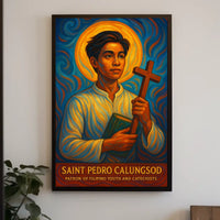 Saint Pedro Calungsod Patron of Filipino Youth and Catechists Poster