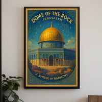 Dome Of The Rock A Symbol Of Harmony Poster