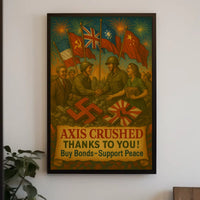 Axis Crushed Support Peace Poster