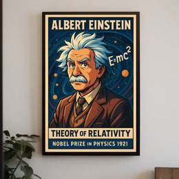Albert Einstein Theory Of Relativity Poster