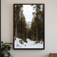 Serene Winter Landscape National Park Poster