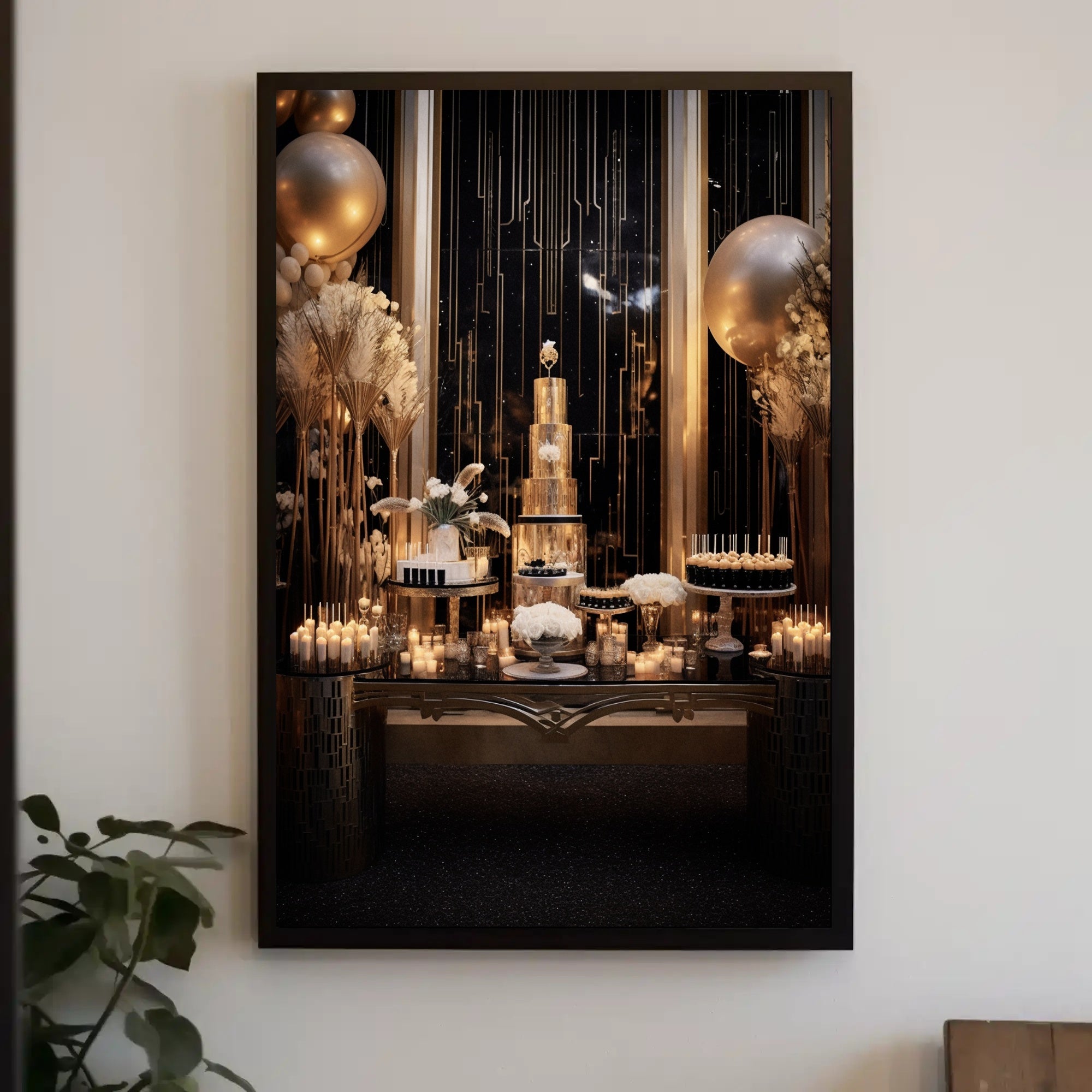 Luxurious Gold Celebration Poster
