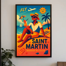 Saint Martin Wander in Color Poster