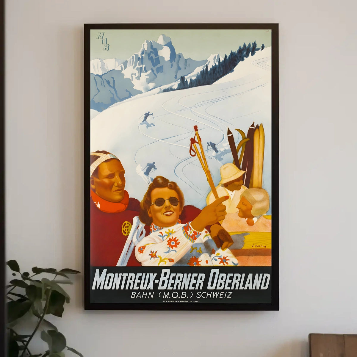 Montreux-Berner Oberland Ski Adventure Poster