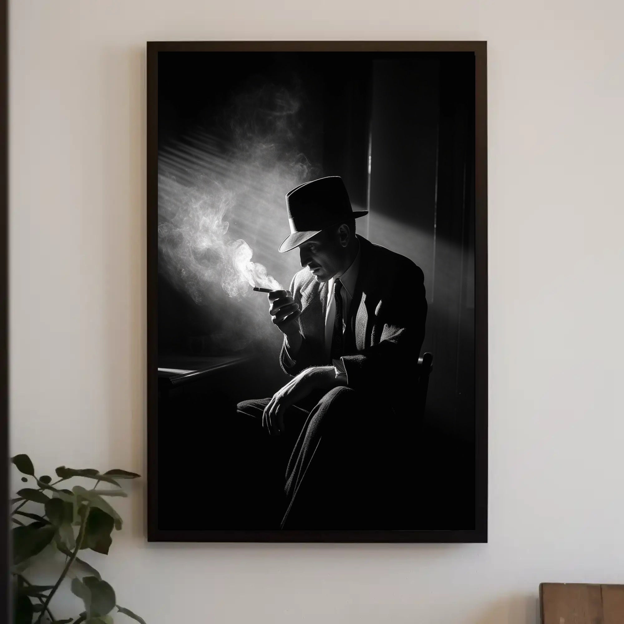 Noir Reflection Poster