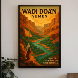 Wadi DoaN, Yemen Land Of Serenity And Poster