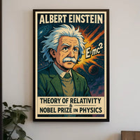 Albert Einstein Theory Of Relativity Poster