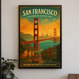 San Francisco Californias Golden Gate Poster