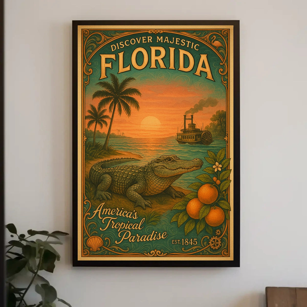 Discover Majestic Florida Poster