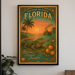 Discover Majestic Florida Poster