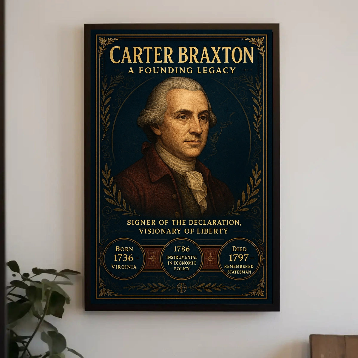 Carter Braxton A Founding Legacy Poster