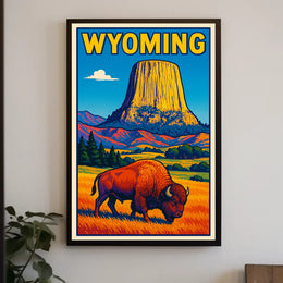 Wyoming Wilderness Poster