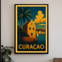 Curacao Travel Poster