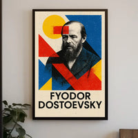 Fyodor Dostoevsky Literary Tribute Art Poster