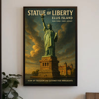 Statue Of Liberty Icon Of Freedom Poster