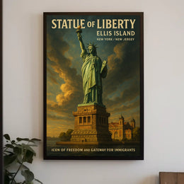 Statue Of Liberty Icon Of Freedom Poster