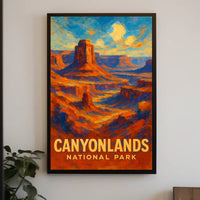Canyonlands National Park Poster Wall Art Landscape