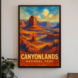 Canyonlands National Park Poster Wall Art Landscape