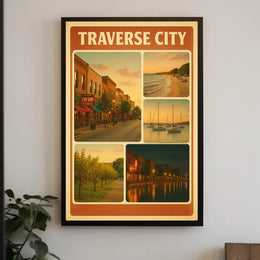 Traverse City Charm Poster