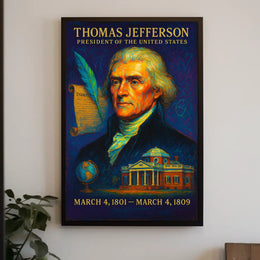 Thomas Jefferson President of the United States Poster