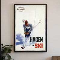 Hagen Ski Made In Norway Poster