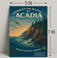 Experience the Majesty of Acadia Poster PosterGoat