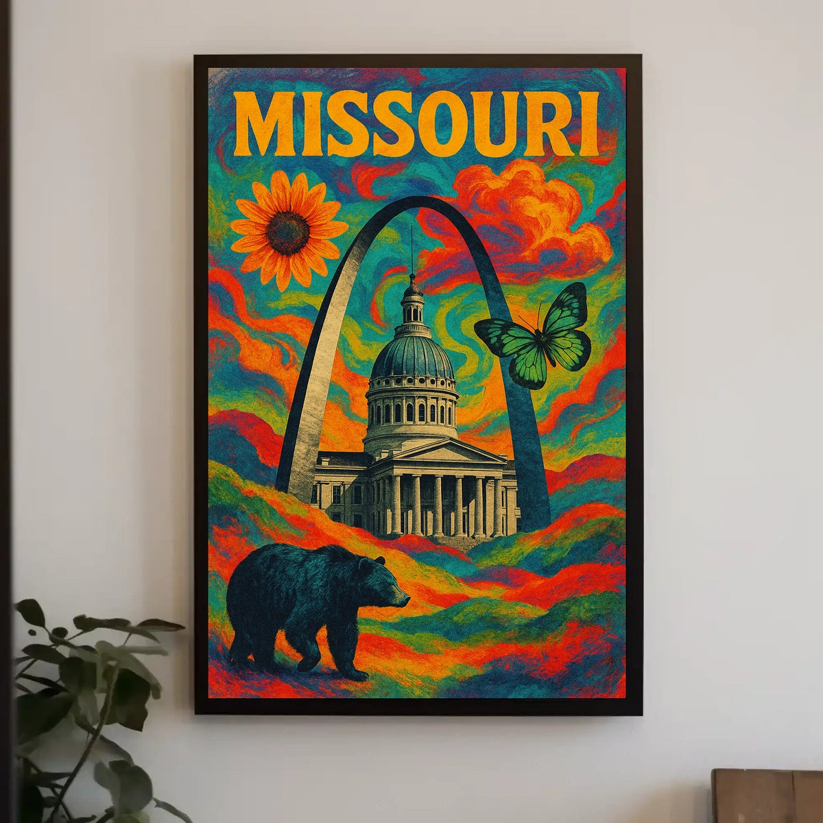 Missouri A Vibrant Tribute Poster