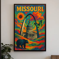 Missouri A Vibrant Tribute Poster