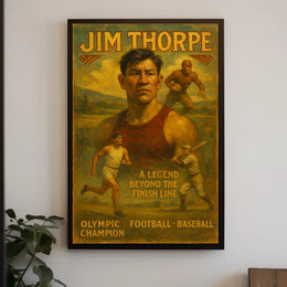 Jim Thorpe A Legend Beyond the Finish Line Jim Thorpe Poster