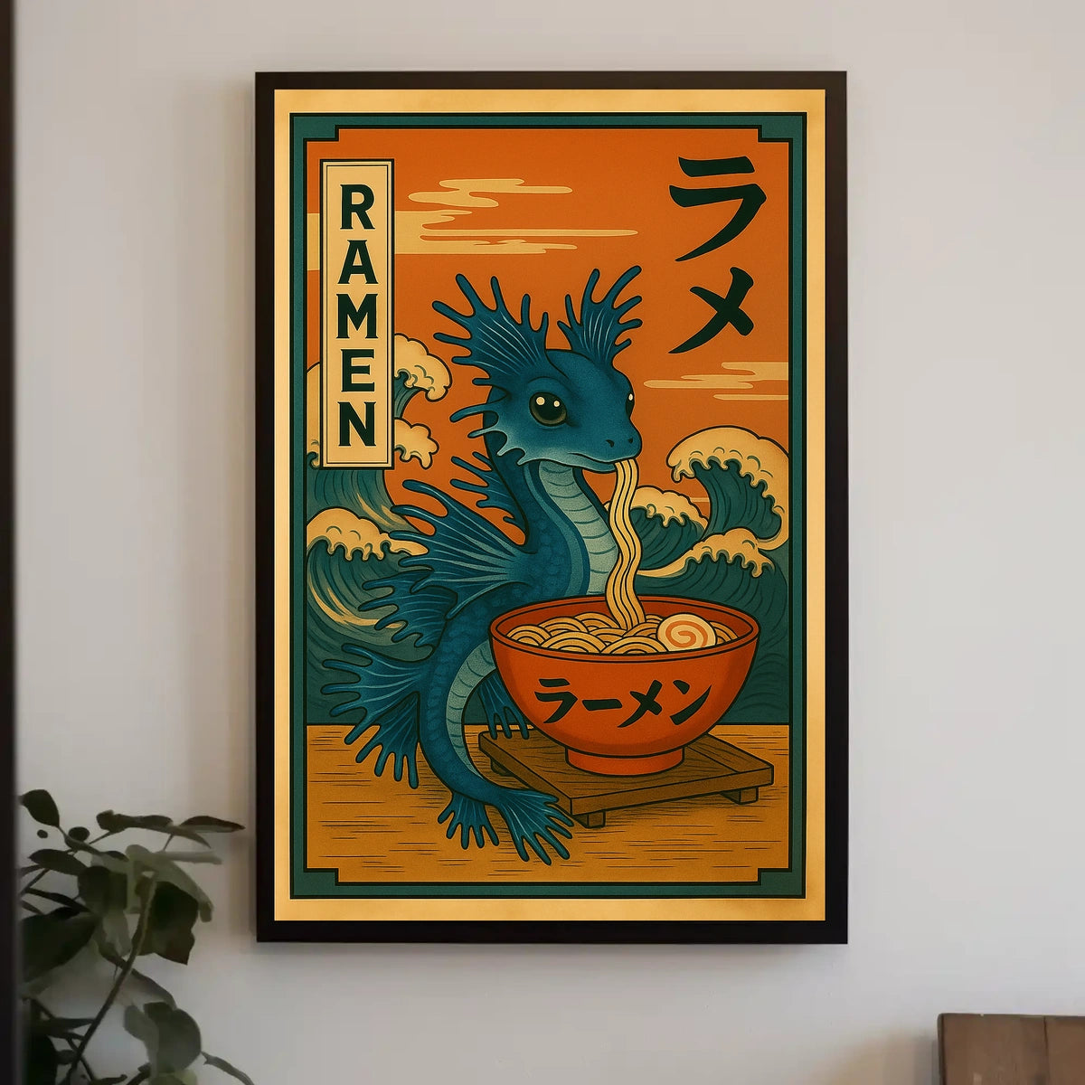 Ramen Dragon Delight Poster