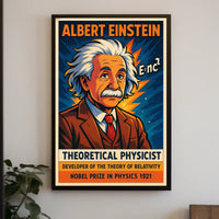 Albert Einstein Theoretical Physicist Poster