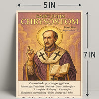 Saint John Chrysostom Poster PosterGoat